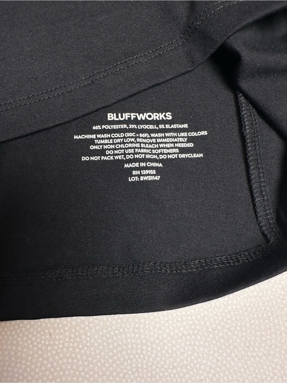 Bluffworks Threshold Black Cowl Neck Sleeveless Top Womens S Nwt — image 7 of 8